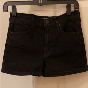 Black Jean Shorts